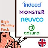 High visibilty pack logo