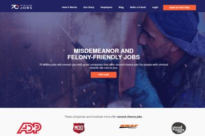 Screenshot of 70millionjobs