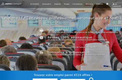 Screenshot of Aero Contact