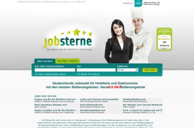 Screenshot of ahgz jobsterne