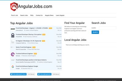 Screenshot of Angularjobs