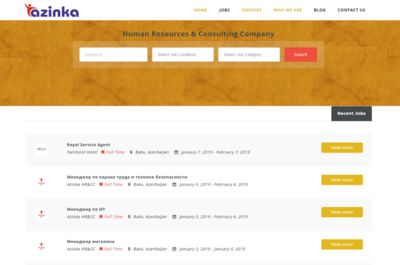 Screenshot of Azinka