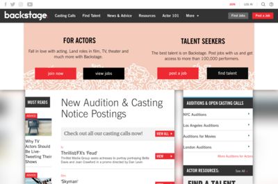 Screenshot of Backstage