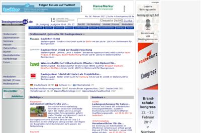 Screenshot of bauingenieur24