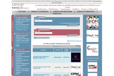 Screenshot of Beaute-Job