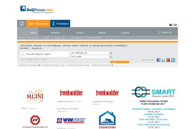 Screenshot of BoljiPosao.com