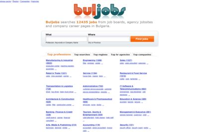 Screenshot of Buljobs.bg