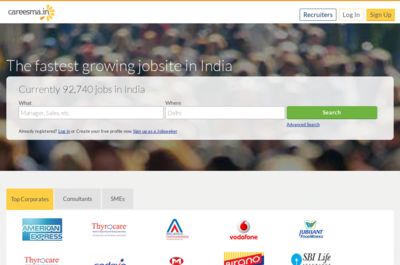 Screenshot of Careesma