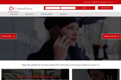 Screenshot of CarieraNoua