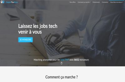 Screenshot of ChooseYourBoss