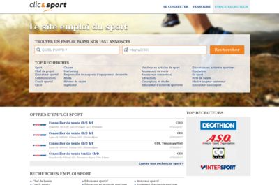 Screenshot of Clicandsport