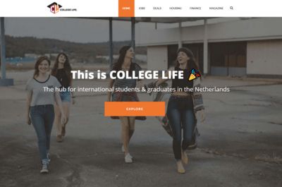 Screenshot of CollegeLife