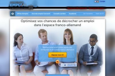 Screenshot of Connexion Emploi
