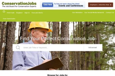 Screenshot of ConservationJobs