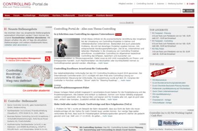 Screenshot of Controlling-portal.de