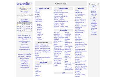 Screenshot of Craigslist jobs