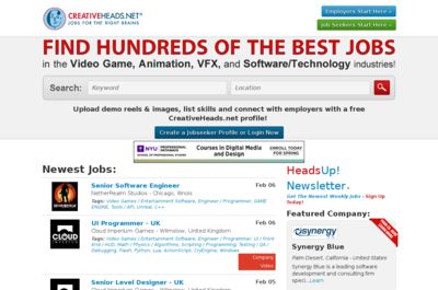 Screenshot of Creativeheads.net