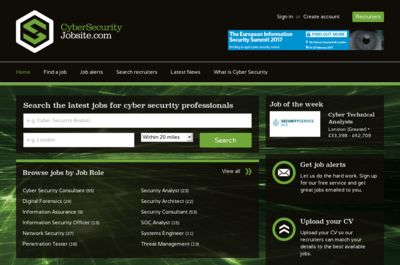 Screenshot of CyberSecurity