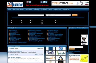 Screenshot of Cyprus Recruiter