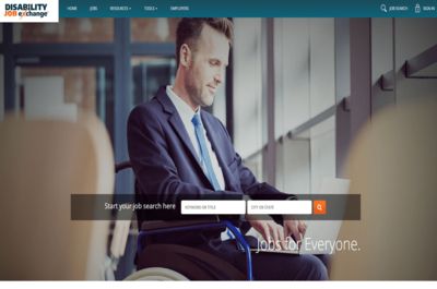 Screenshot of Disability Job Exchange