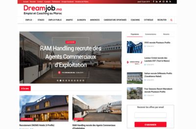 Screenshot of Dreamjob.ma
