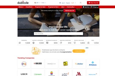 Screenshot of Dubizzle dubai