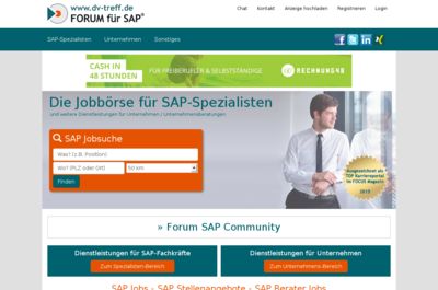 Screenshot of DV-Treff