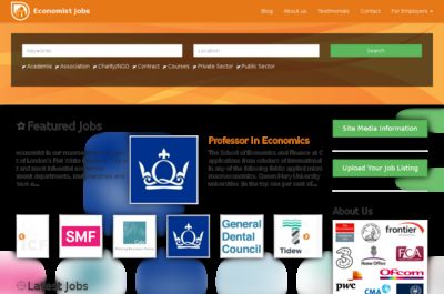 Screenshot of EconomistJobs
