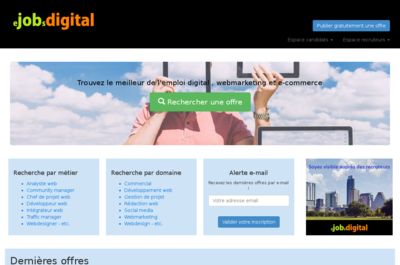 Screenshot of ejobsdigital