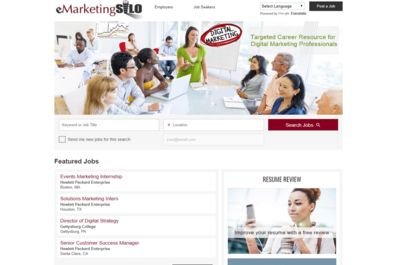 Screenshot of eMarketingSilo