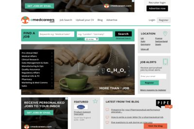 Screenshot of Emed Careers