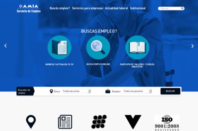 Screenshot of Empleos Amia