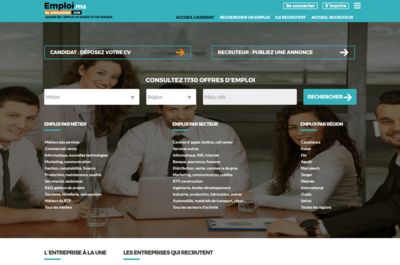 Screenshot of Emploi ma