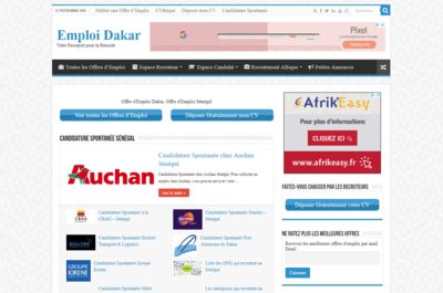 Screenshot of EmploiDakar.com