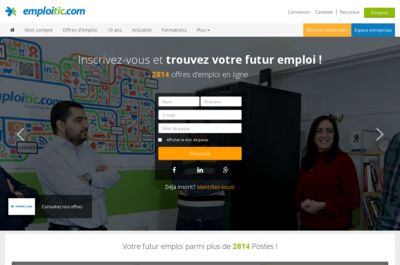 Screenshot of Emploitic.com