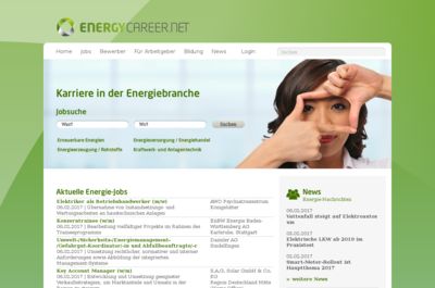 Screenshot of EnergyCareer.Net