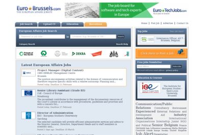 Screenshot of EuroBrussels