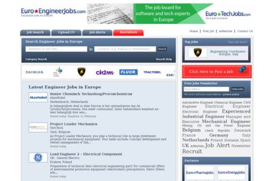 Screenshot of EuroEngineerJobs