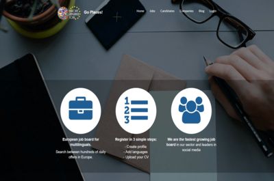 Screenshot of Europe Language Jobs