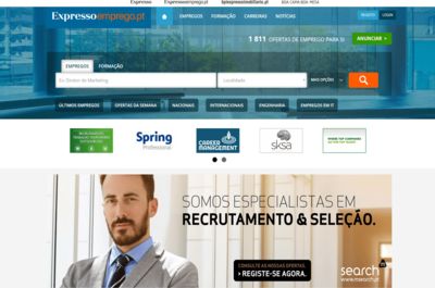 Screenshot of Expresso Emprego