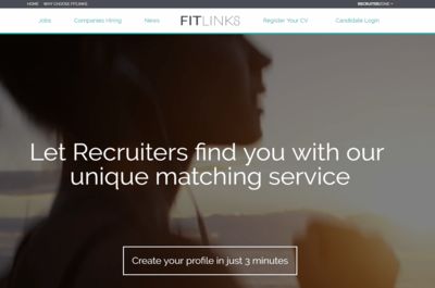 Screenshot of FitLinks