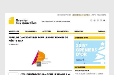 Screenshot of Grenier aux emplois