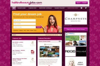 Screenshot of Hairandbeautyjobs.com