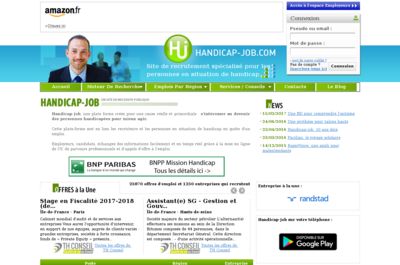 Screenshot of Handicap-Job.com