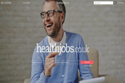 Screenshot of Healthjobs.co.uk