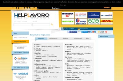 Screenshot of Helplavoro.it