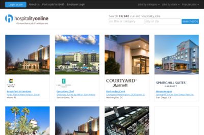 Screenshot of Hospitalityonline