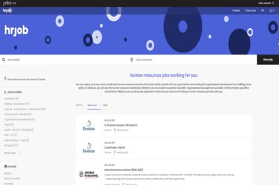 Screenshot of HRjob