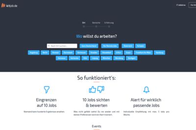 Screenshot of ictjob.de