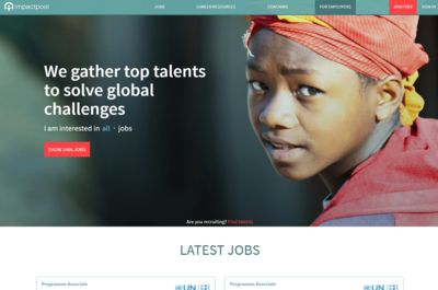 Screenshot of Impactpool.org